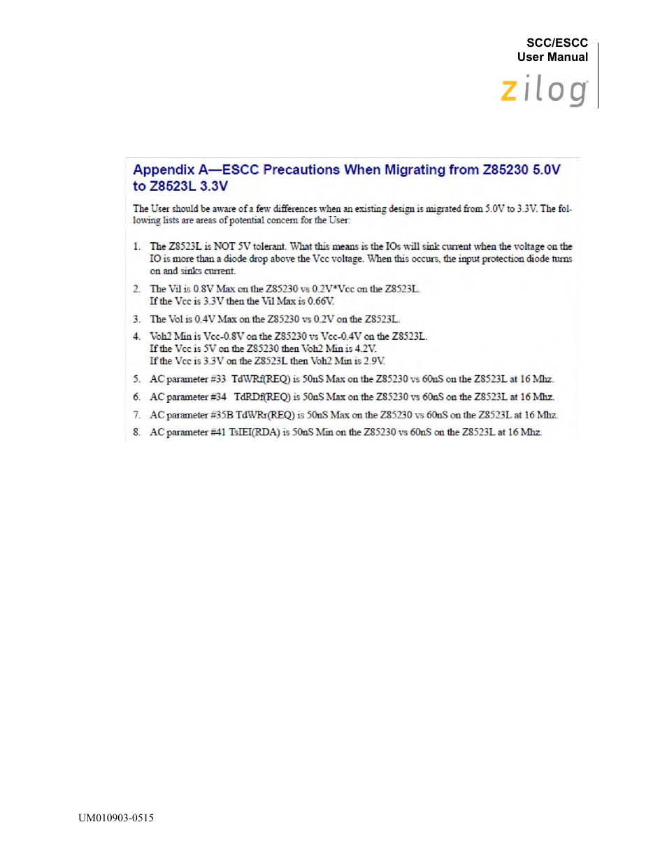 Zilog Z80230 User Manual | Page 331 / 394