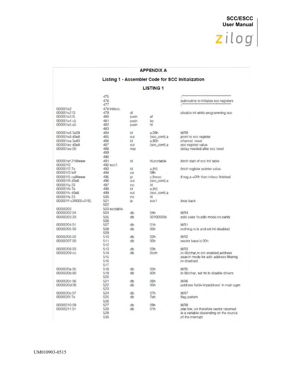 Zilog Z80230 User Manual | Page 339 / 394