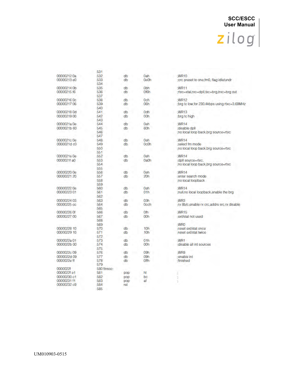 Zilog Z80230 User Manual | Page 340 / 394