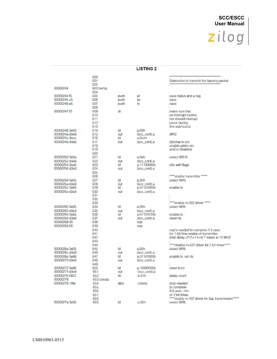 Zilog Z80230 User Manual | Page 341 / 394