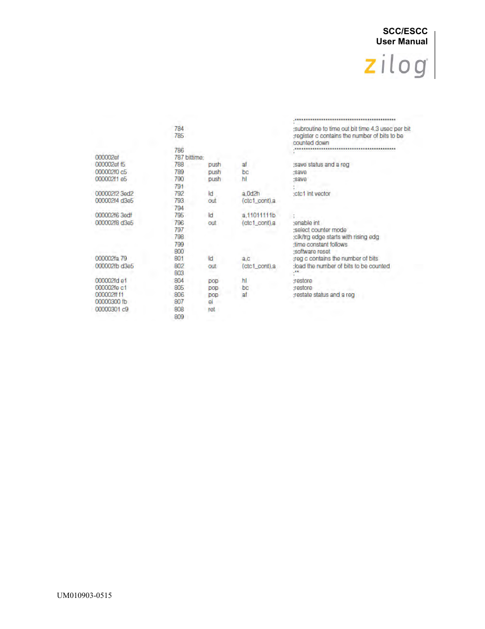 Zilog Z80230 User Manual | Page 344 / 394