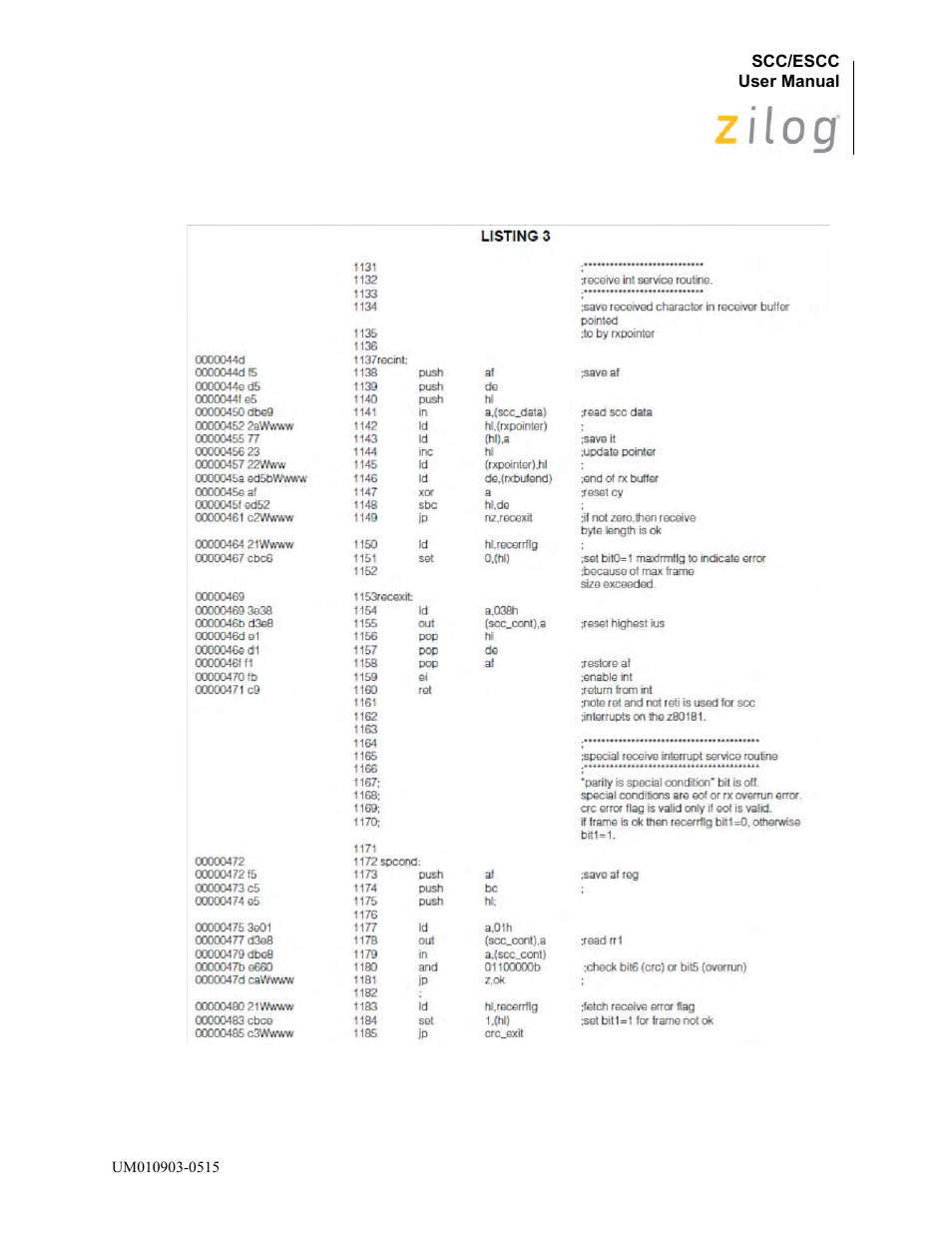 Zilog Z80230 User Manual | Page 345 / 394