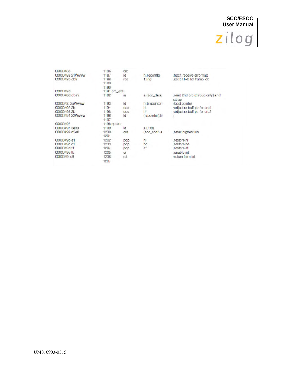 Zilog Z80230 User Manual | Page 346 / 394