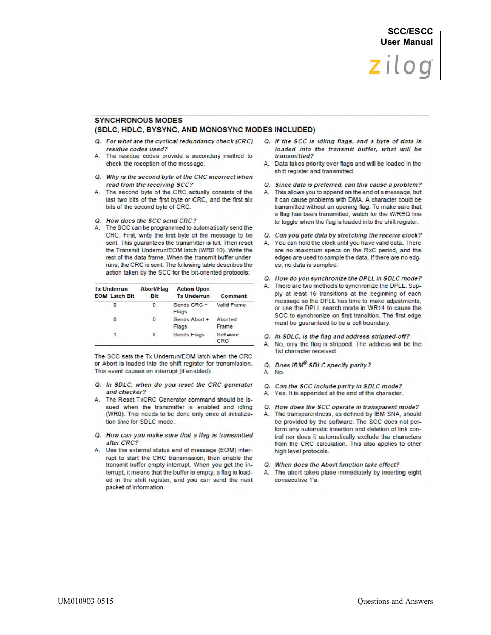 Zilog Z80230 User Manual | Page 389 / 394