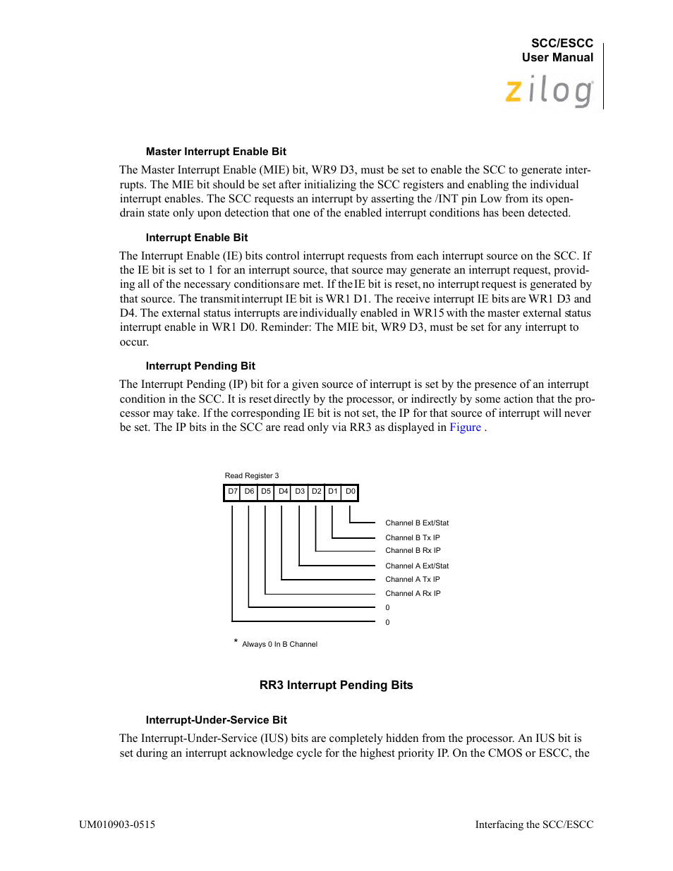 Zilog Z80230 User Manual | Page 47 / 394
