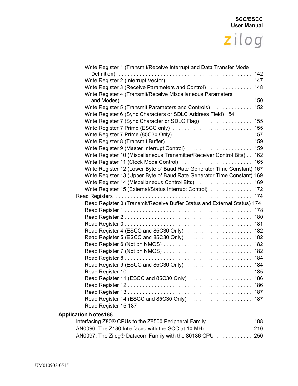 Zilog Z80230 User Manual | Page 6 / 394