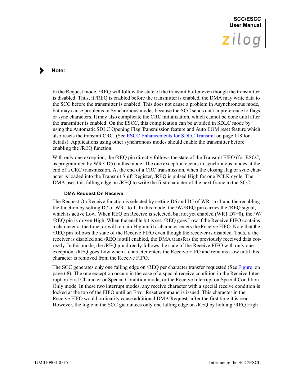 Zilog Z80230 User Manual | Page 74 / 394