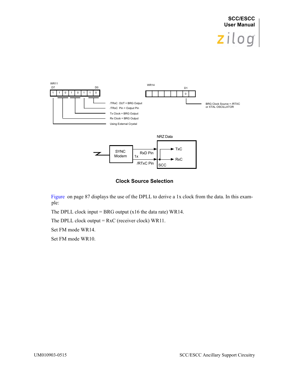 Figure, Scc/escc user manual | Zilog Z80230 User Manual | Page 93 / 394