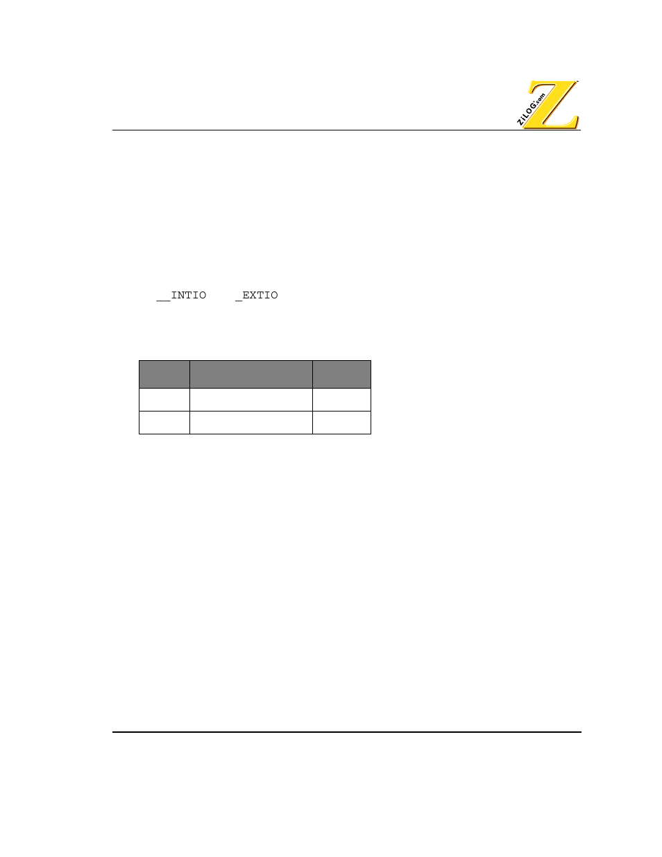 Pointers, I/o address spaces, Able | I/o m, Achine, Nstructions | Zilog Z80380 User Manual | Page 37 / 116