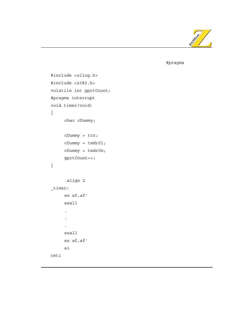Interrupt functions | Zilog Z80380 User Manual | Page 39 / 116