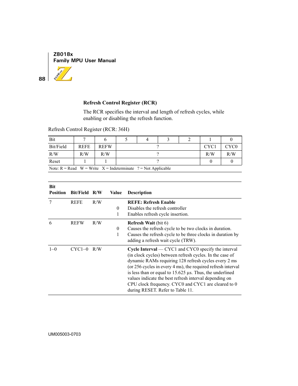 Zilog Z80180 User Manual | Page 103 / 326
