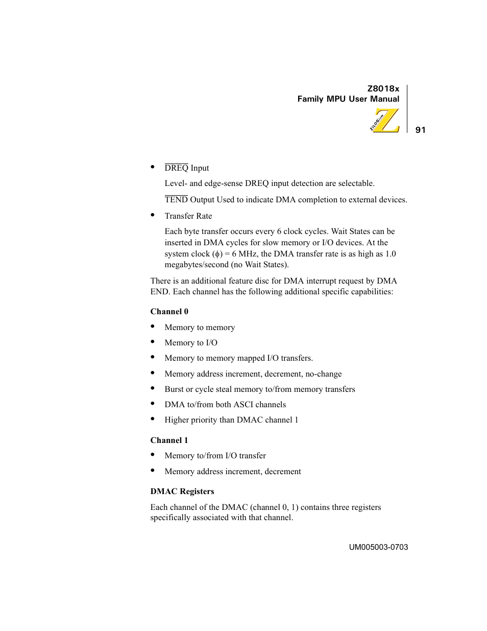 Zilog Z80180 User Manual | Page 106 / 326