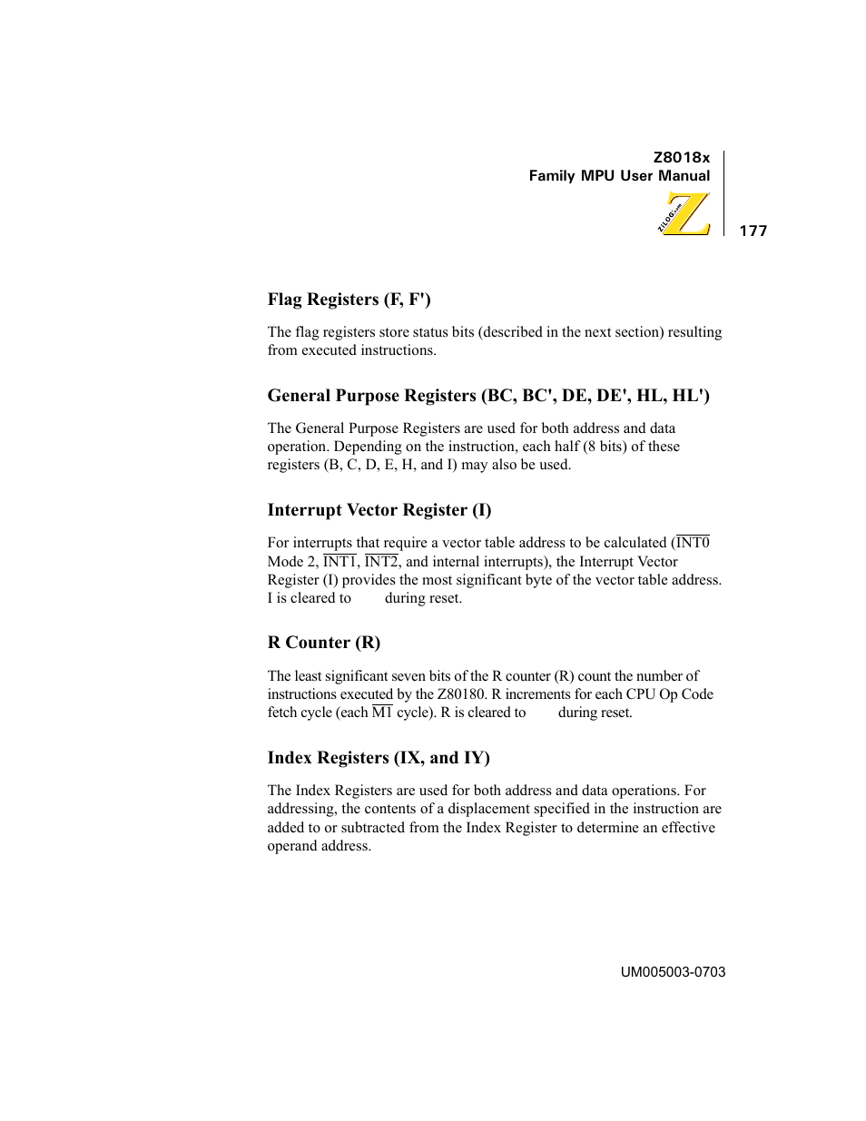 Zilog Z80180 User Manual | Page 192 / 326