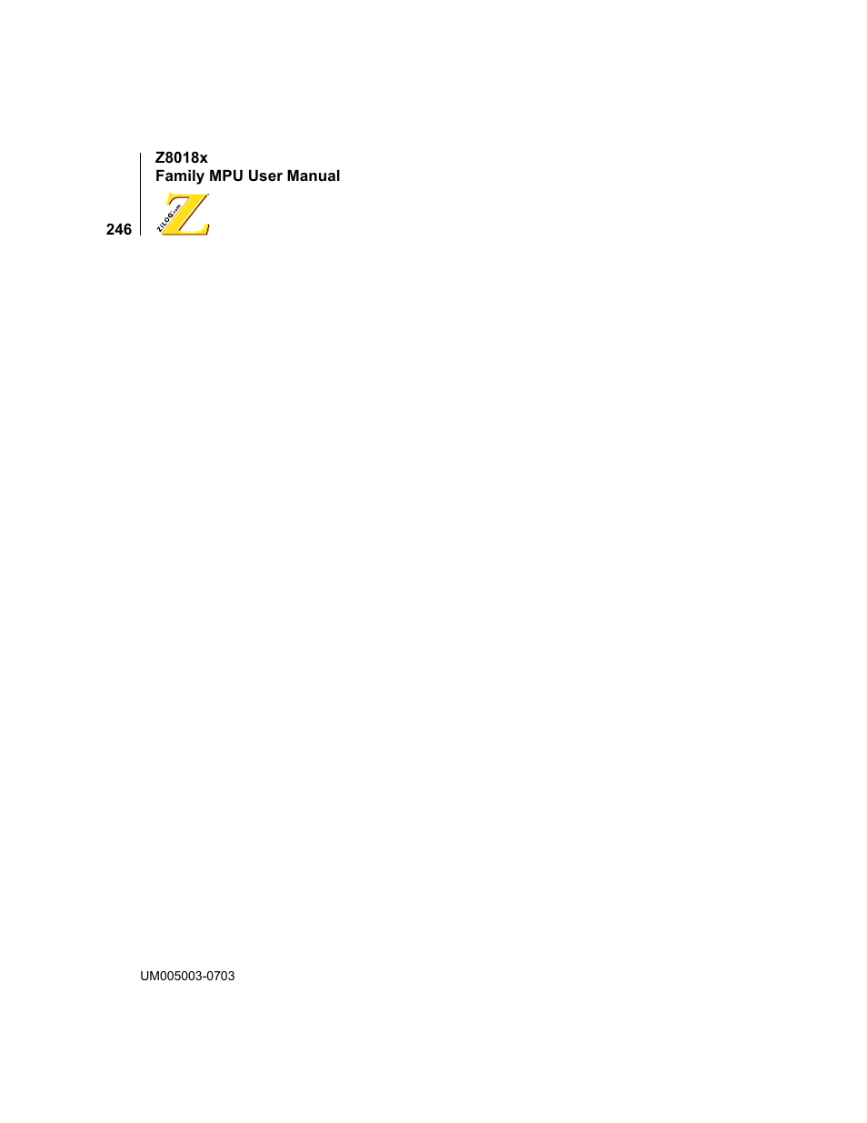 Zilog Z80180 User Manual | Page 262 / 326