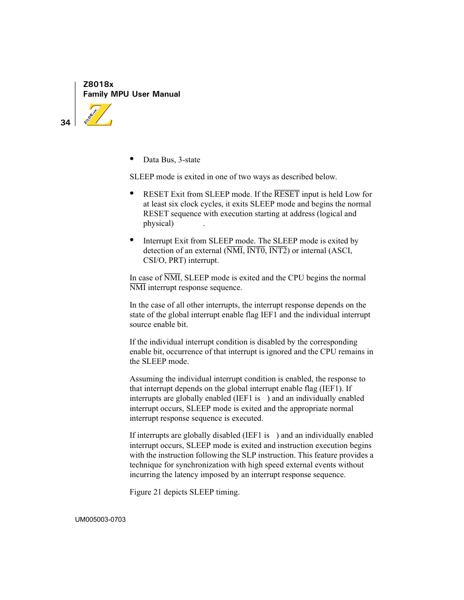 Zilog Z80180 User Manual | Page 49 / 326