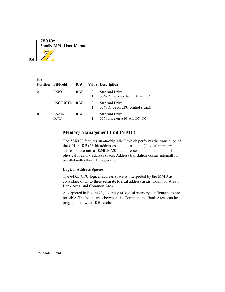 Zilog Z80180 User Manual | Page 69 / 326