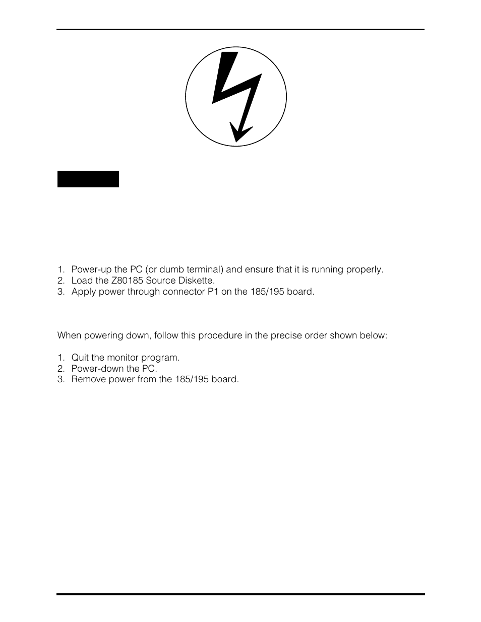 Electrical safeguards | Zilog Z80195 User Manual | Page 2 / 47