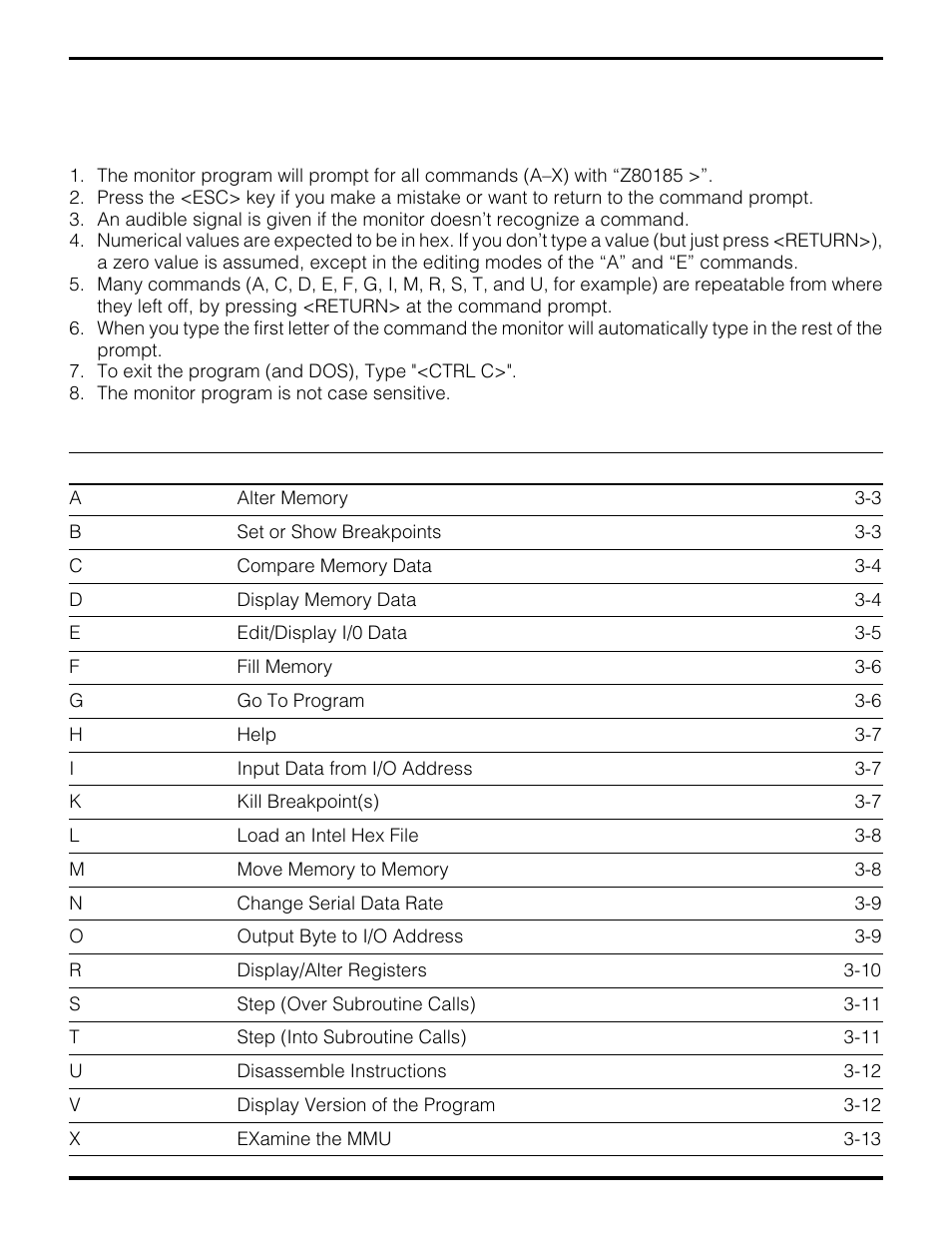 Program commands | Zilog Z80195 User Manual | Page 24 / 47