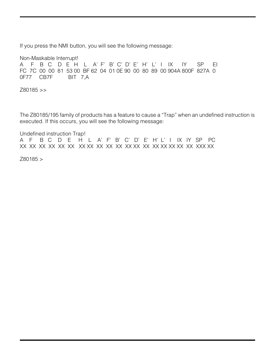 Zilog Z80195 User Manual | Page 35 / 47