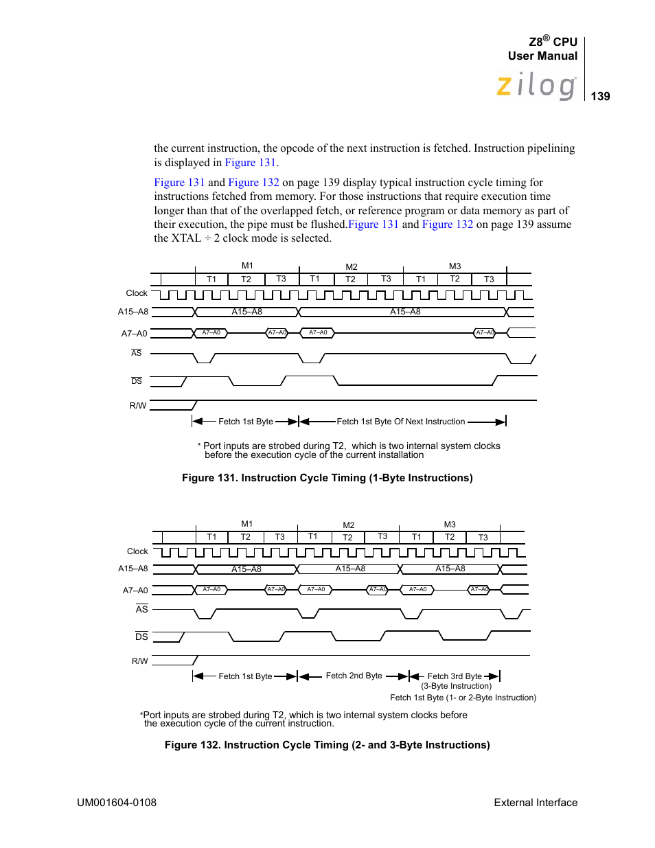 Cpu user manual | Zilog Z86193 User Manual | Page 146 / 260