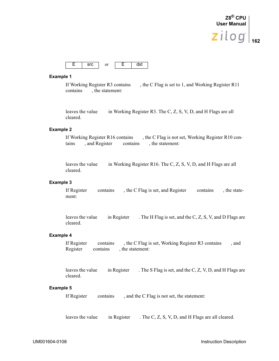 Zilog Z86193 User Manual | Page 169 / 260