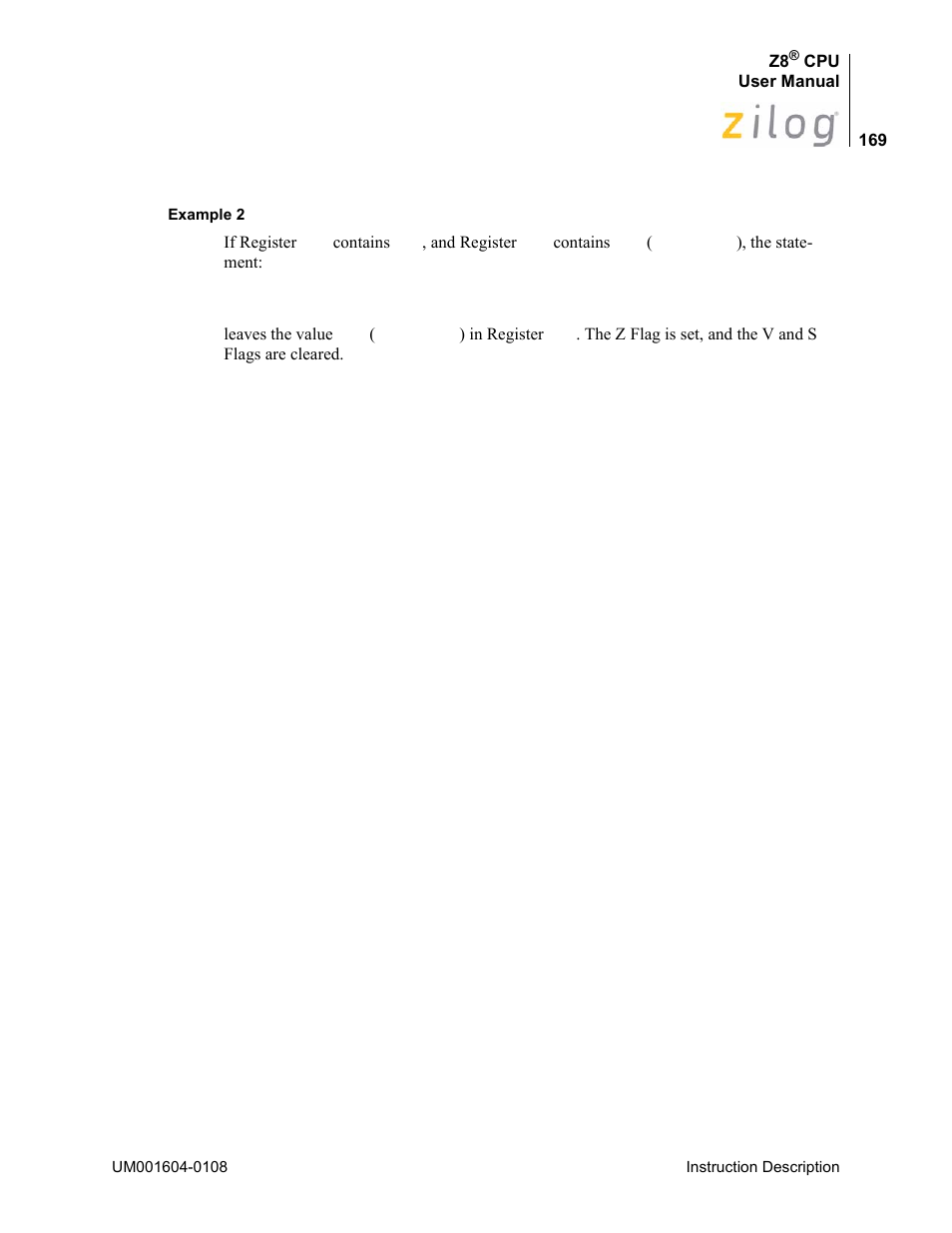 Zilog Z86193 User Manual | Page 176 / 260