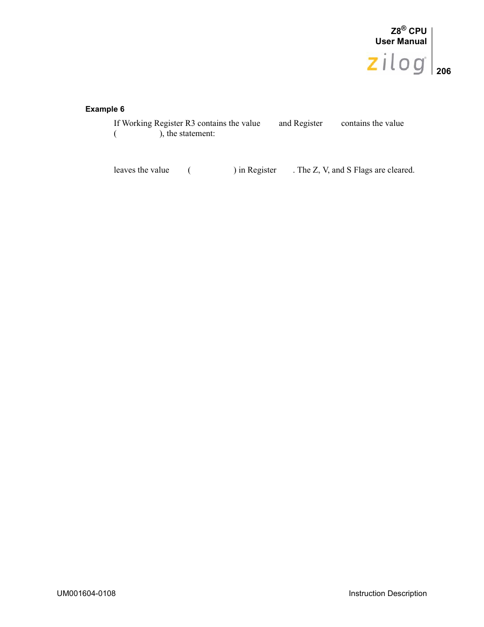 Zilog Z86193 User Manual | Page 213 / 260