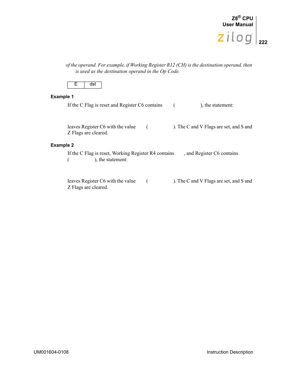 Zilog Z86193 User Manual | Page 229 / 260