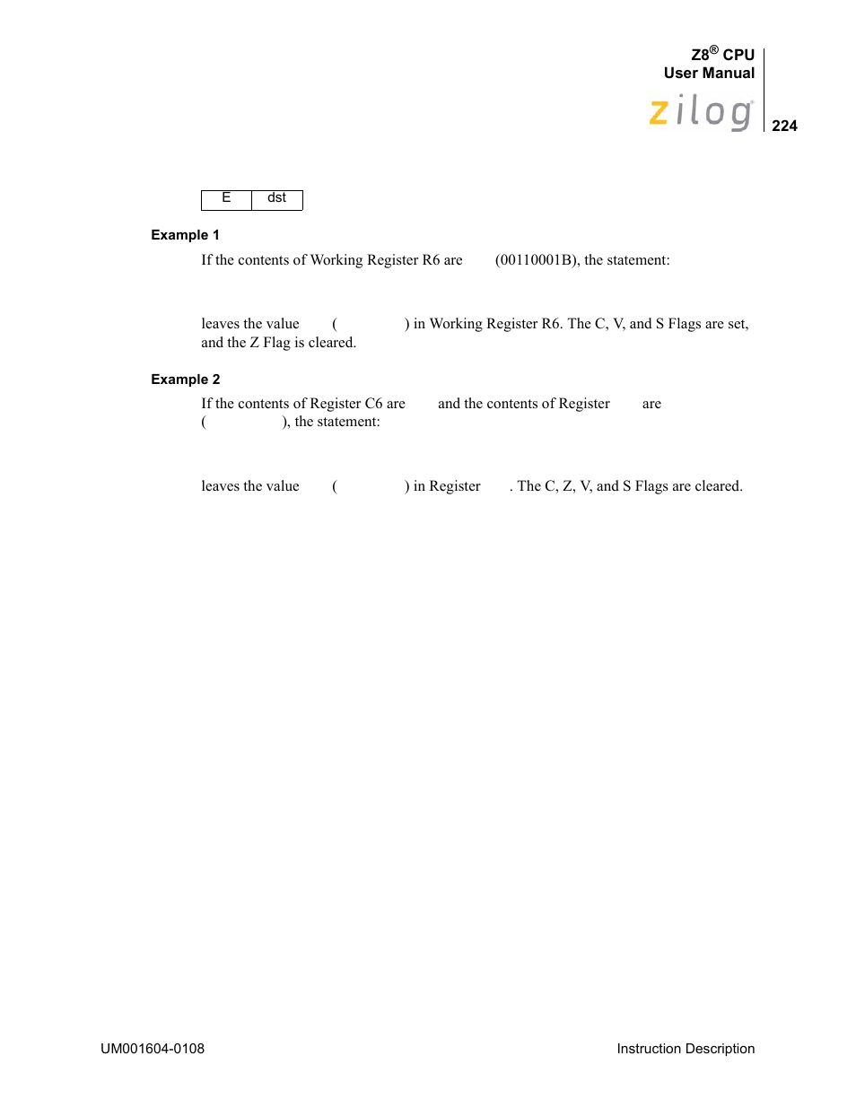 Zilog Z86193 User Manual | Page 231 / 260