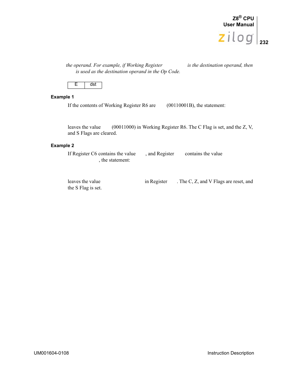 Zilog Z86193 User Manual | Page 239 / 260