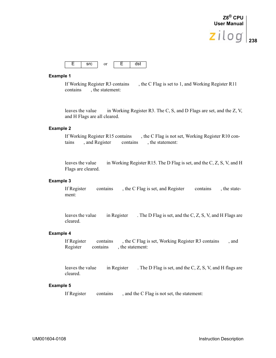 Zilog Z86193 User Manual | Page 245 / 260