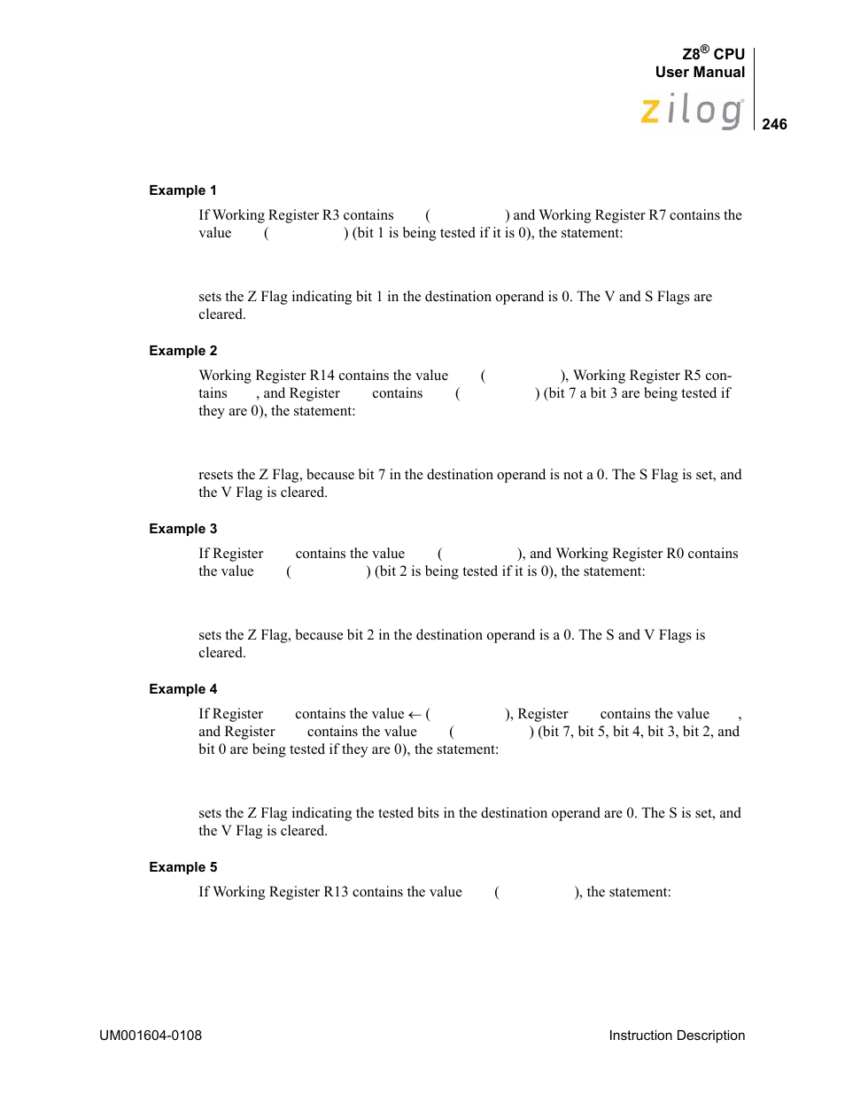 Zilog Z86193 User Manual | Page 253 / 260