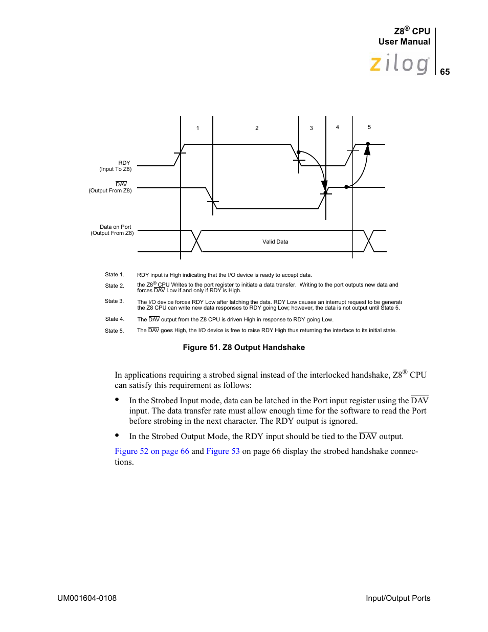 Cpu user manual, Cpu can satisfy this requirement as follows | Zilog Z86193 User Manual | Page 72 / 260
