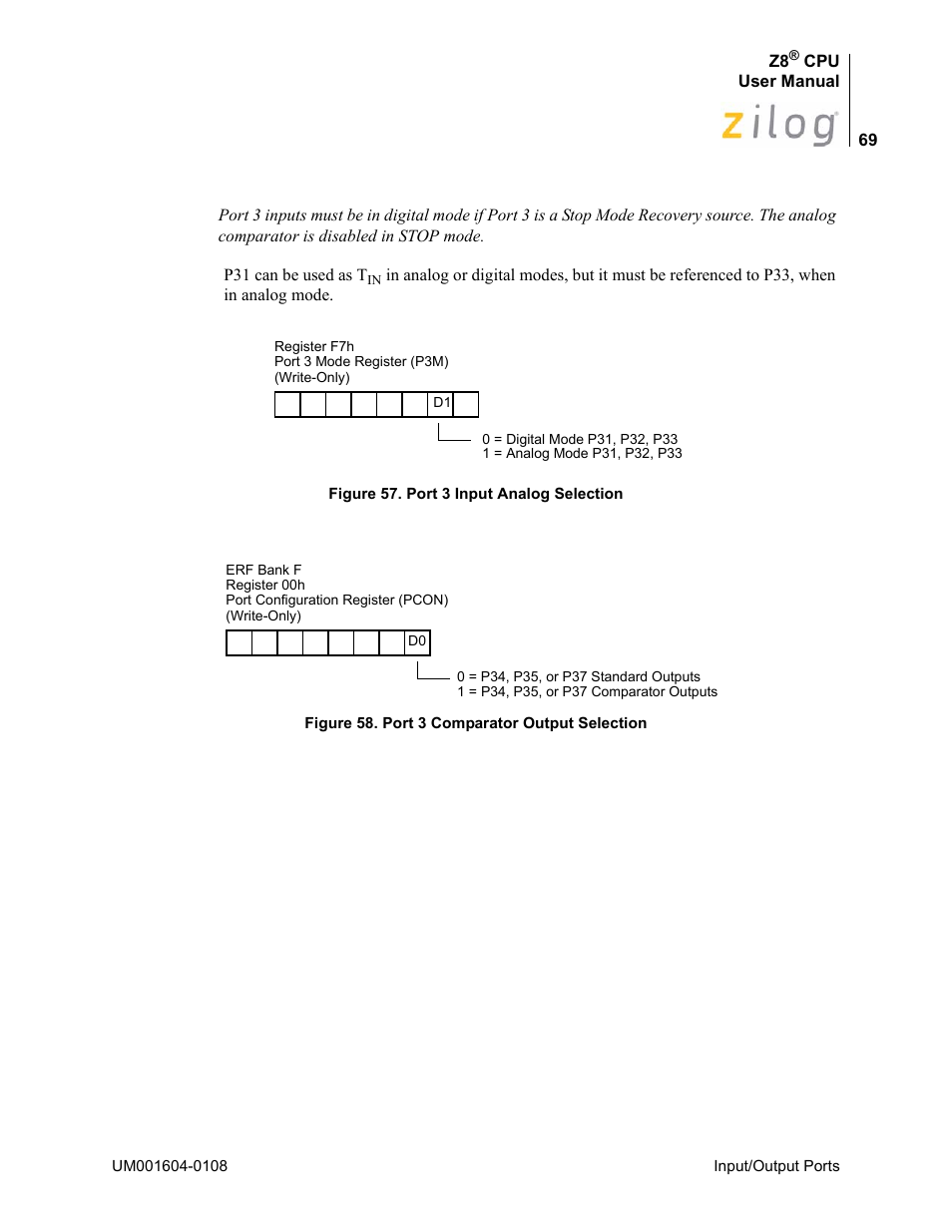 Zilog Z86193 User Manual | Page 76 / 260