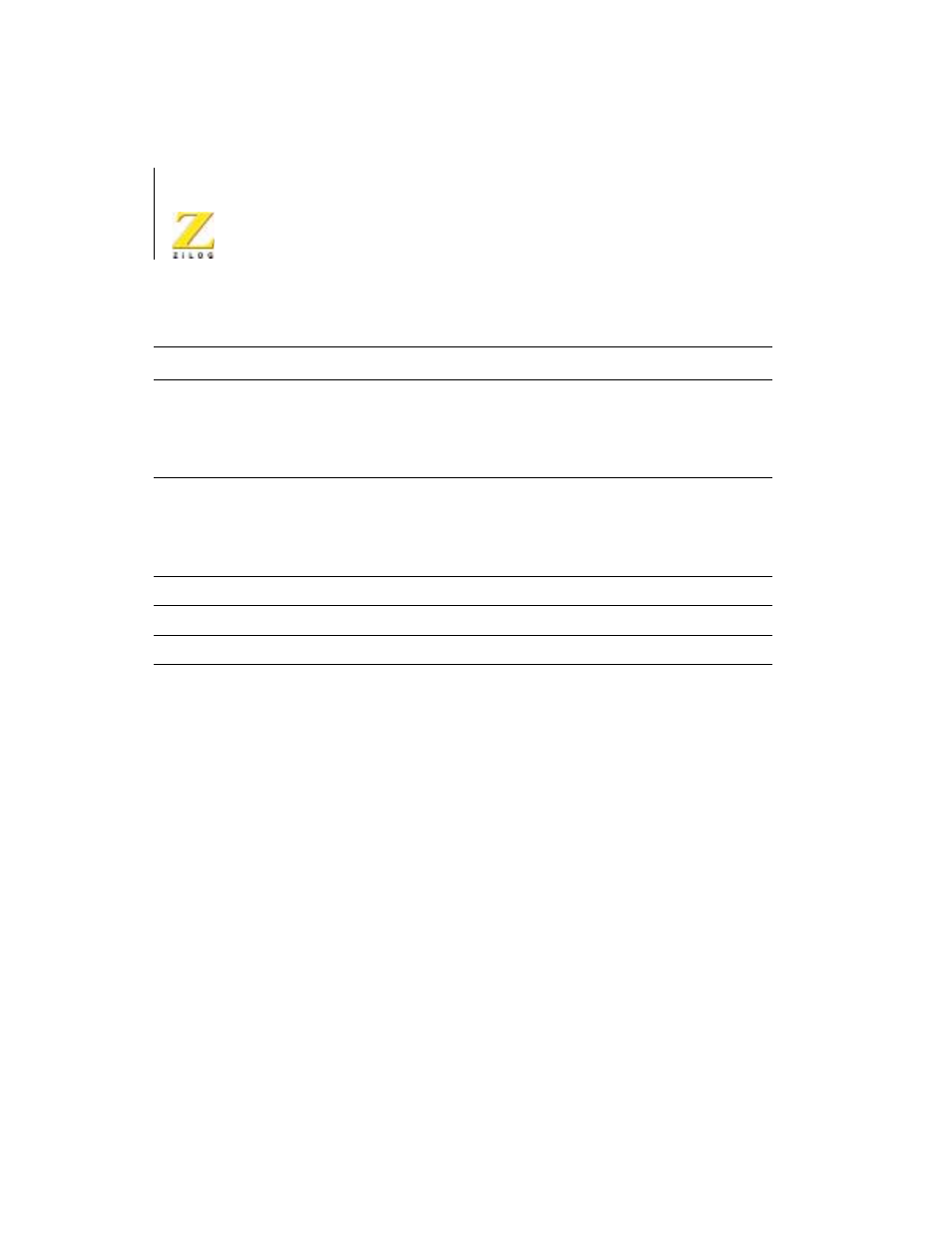Zilog Z86C36 User Manual | Page 42 / 64