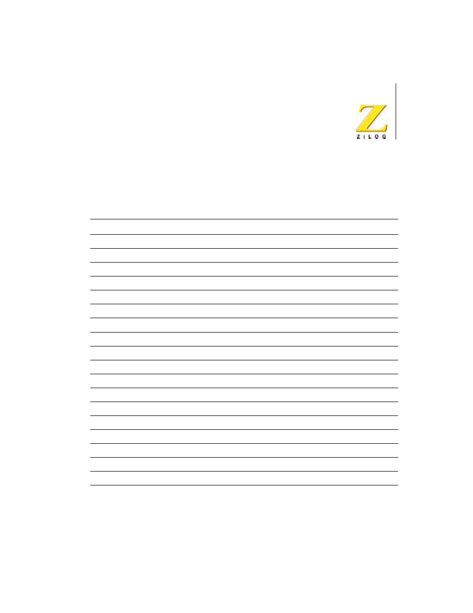 Appendix b: ascii character set, Ascii character set | Zilog Z86C36 User Manual | Page 47 / 64