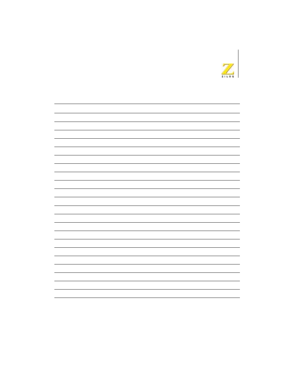 Zilog Z86C36 User Manual | Page 49 / 64