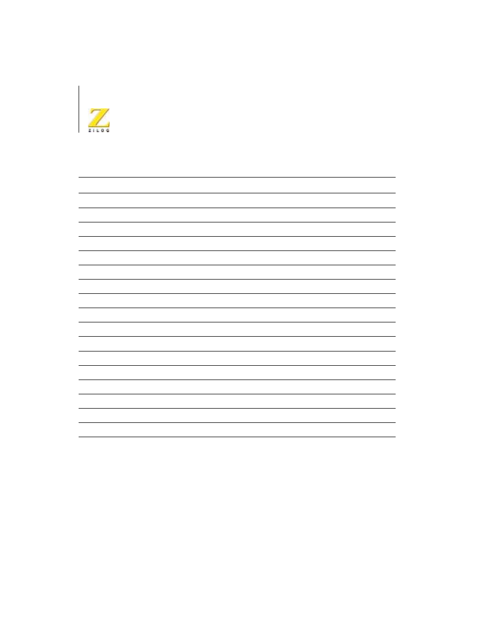 Zilog Z86C36 User Manual | Page 52 / 64