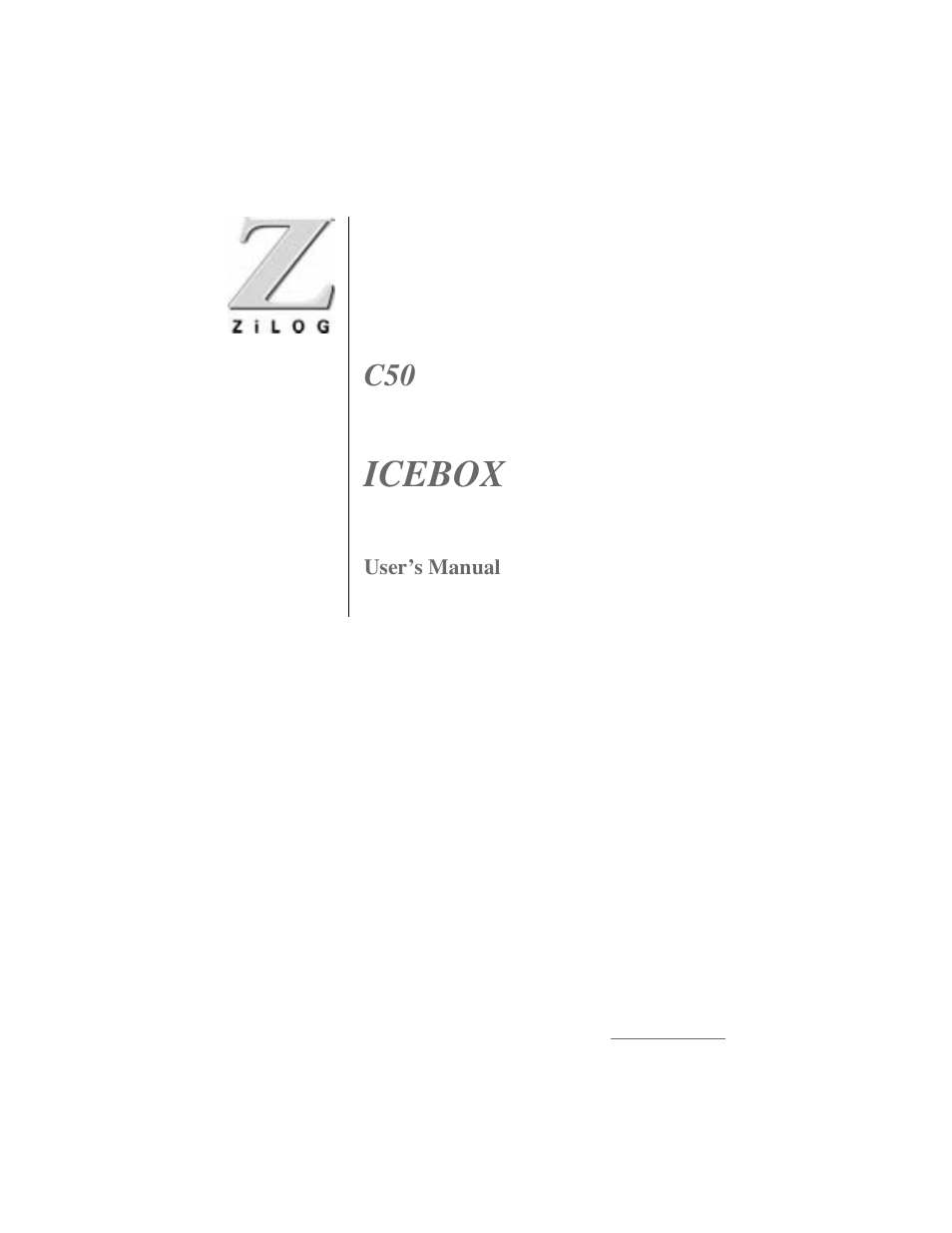 Zilog Z86E07 User Manual | 43 pages