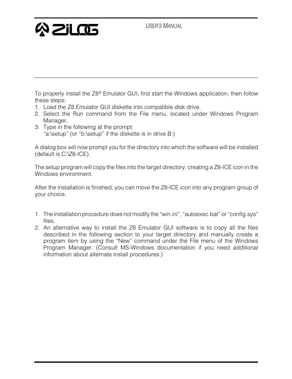 Hapter | Zilog Z86E07 User Manual | Page 11 / 43
