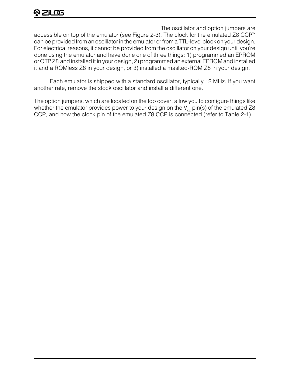 Zilog Z86E07 User Manual | Page 15 / 43