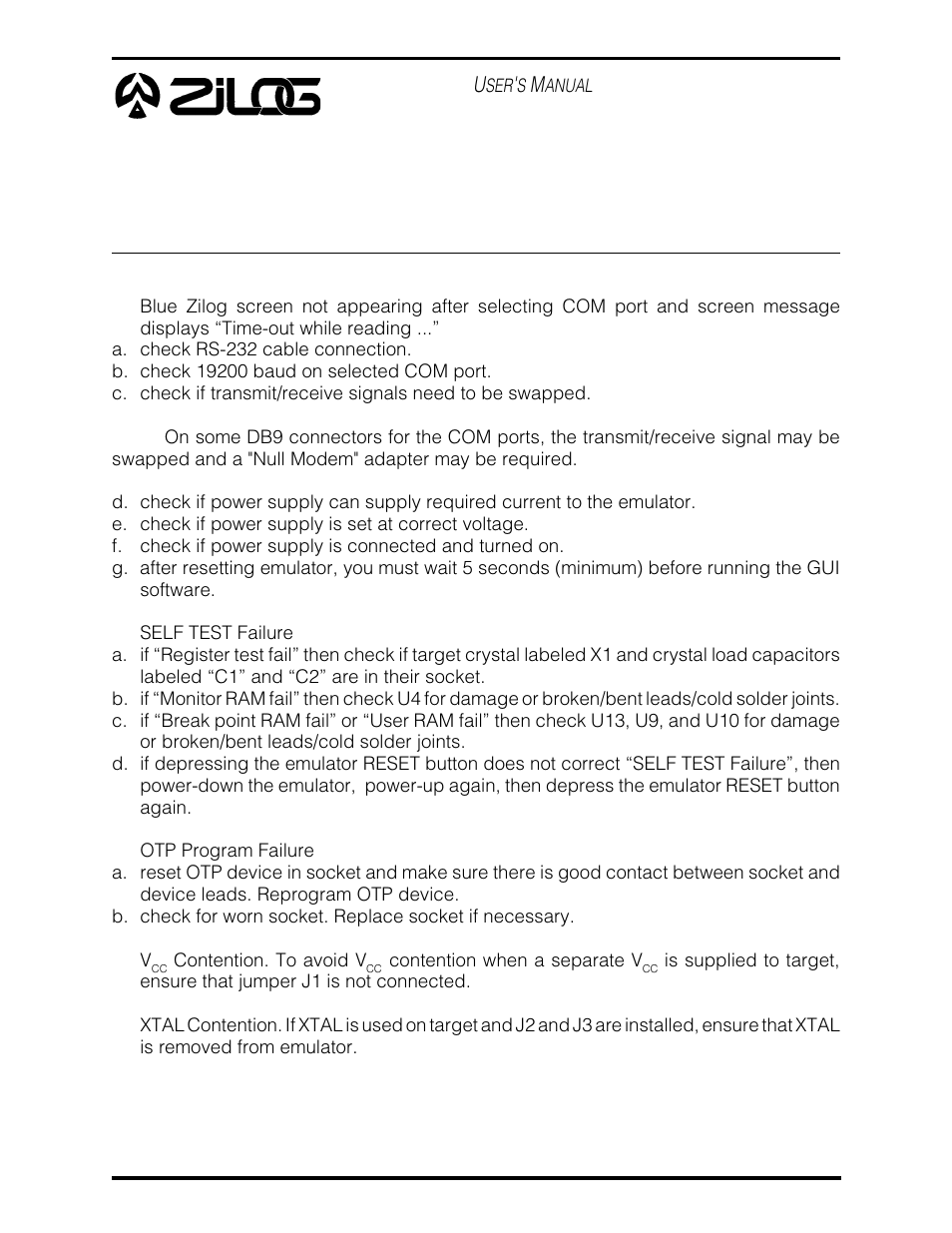 Hapter | Zilog Z86E07 User Manual | Page 38 / 43