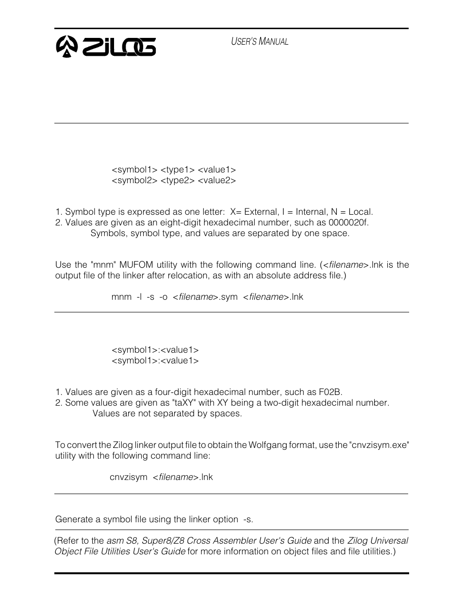 Ppendix | Zilog Z86E07 User Manual | Page 43 / 43