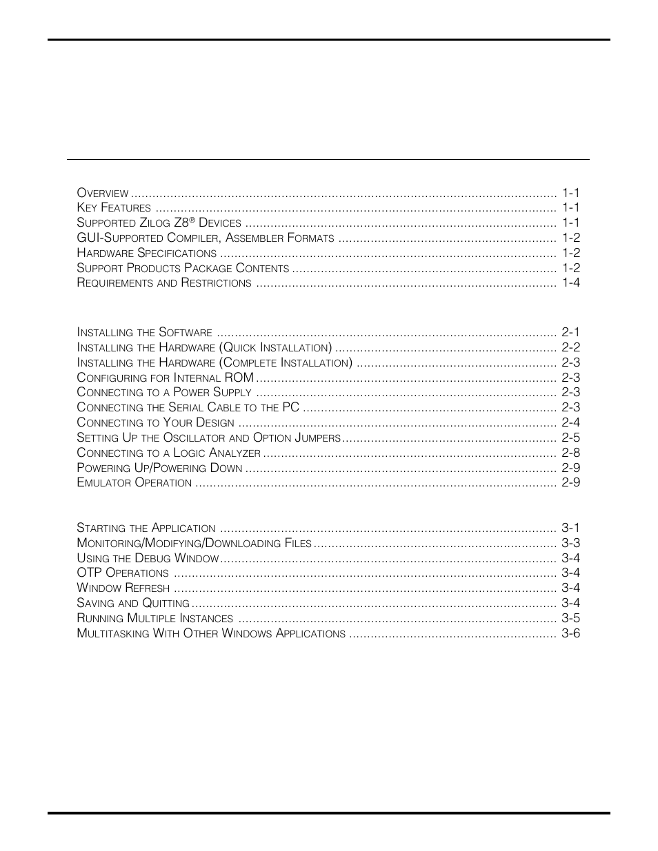 C50 icebox, Anual t | Zilog Z86E07 User Manual | Page 5 / 43