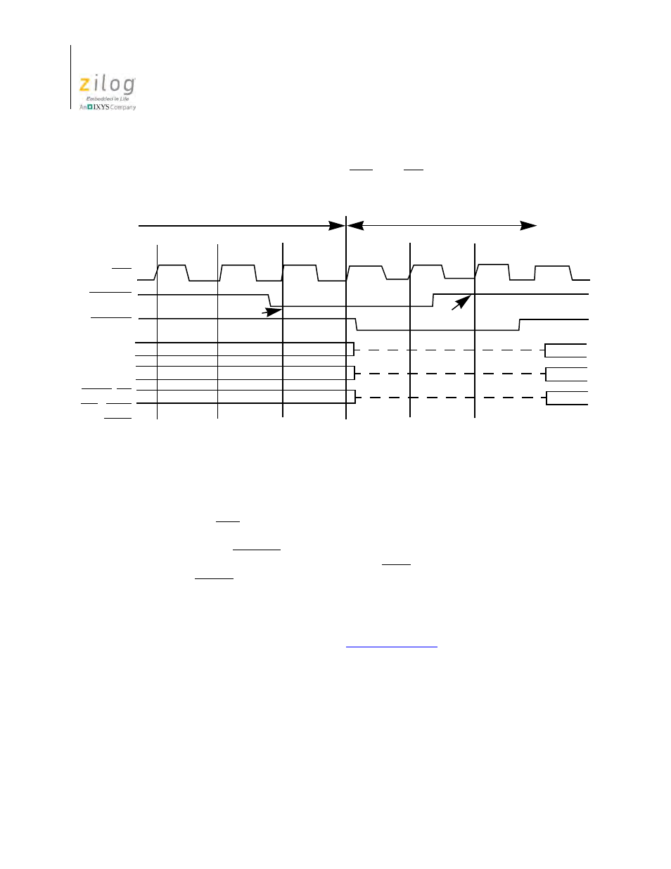 Interrupt request/acknowledge cycle, Figure 8, Bus request/acknowledge cycle | Zilog Z08470 User Manual | Page 24 / 326