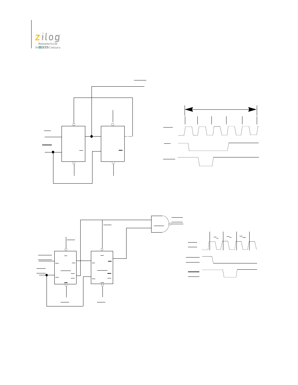 Figure 21. adding one wait state to an m1 cycle, Figure 21 is an example, Indicated in figure 22 | Zilog Z08470 User Manual | Page 36 / 326