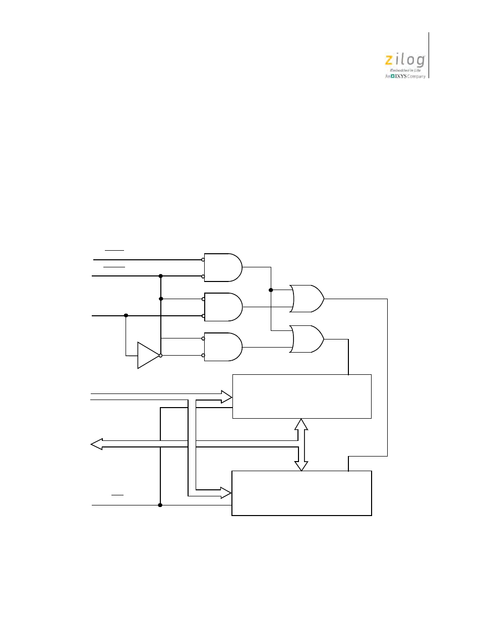 Interfacing dynamic memories, Figure 23. interfacing dynamic ram memory spaces | Zilog Z08470 User Manual | Page 37 / 326