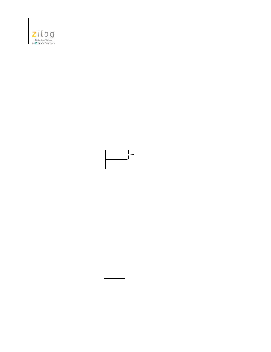 Addressing modes, Immediate addressing, Immediate extended addressing | Immediate addressing immediate extended addressing, Figure 25. immediate addressing mode, Figure 26. immediate extended addressing mode, Addressing, Immediate, Immediate extended | Zilog Z08470 User Manual | Page 46 / 326
