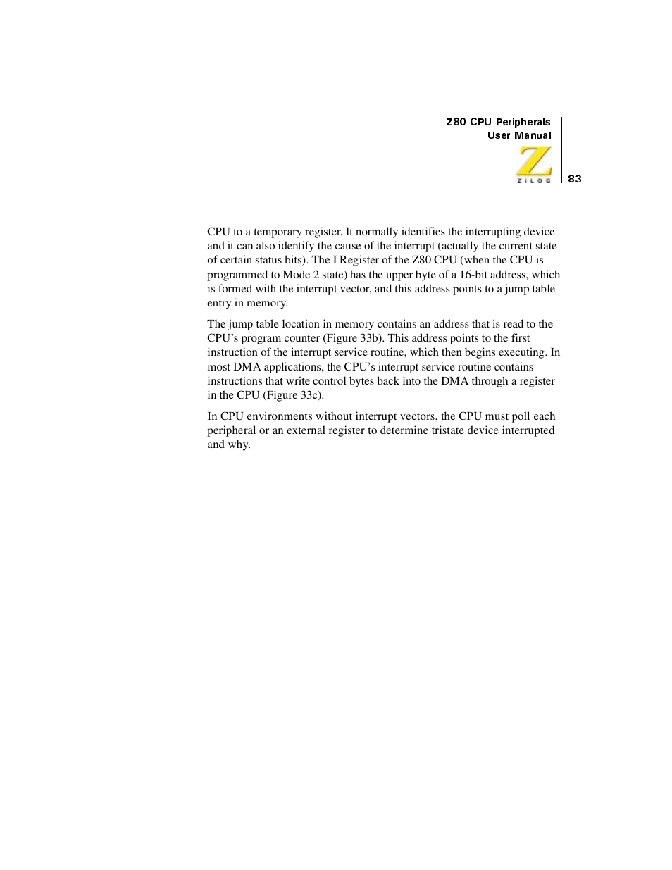 Zilog Z08470 User Manual | Page 101 / 330