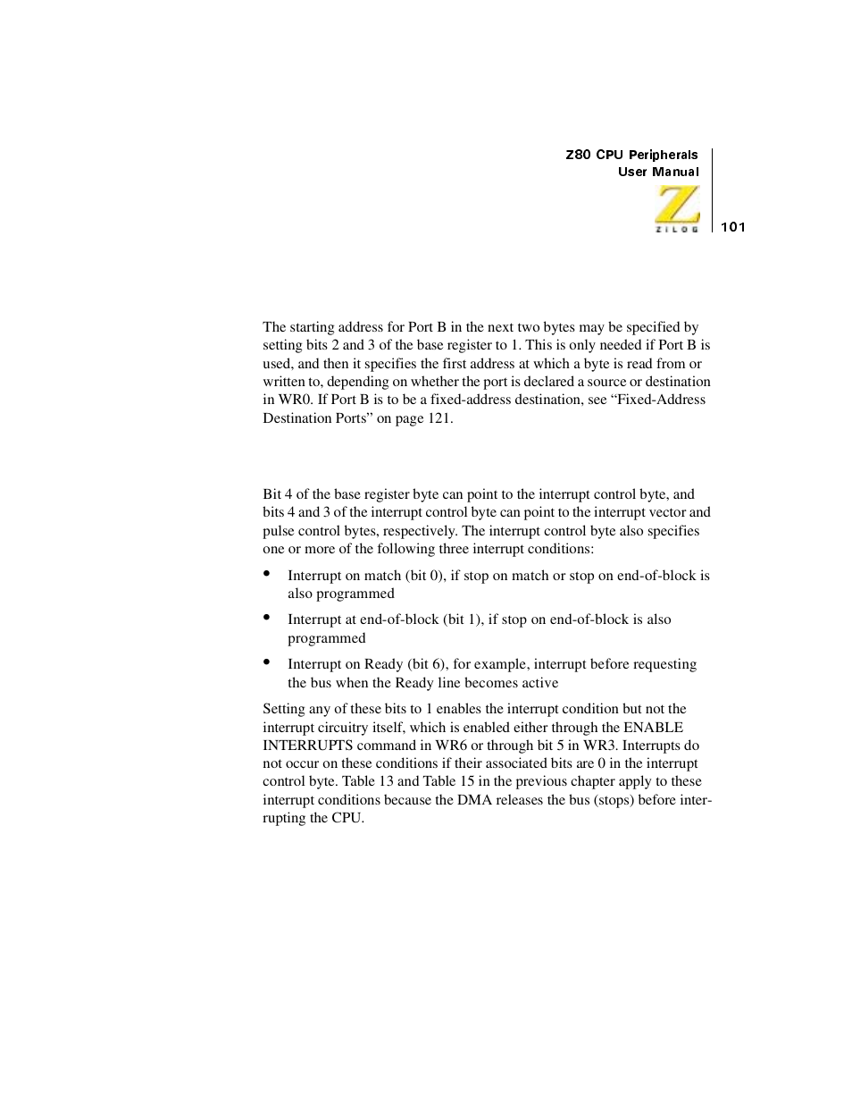 Zilog Z08470 User Manual | Page 119 / 330